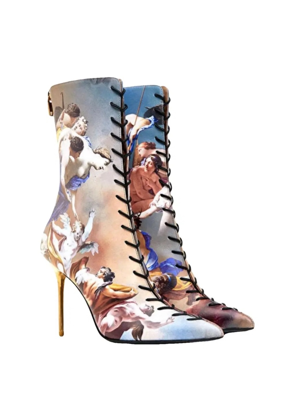 BALMAIN renaissance print ankle boot 🤩🤯
